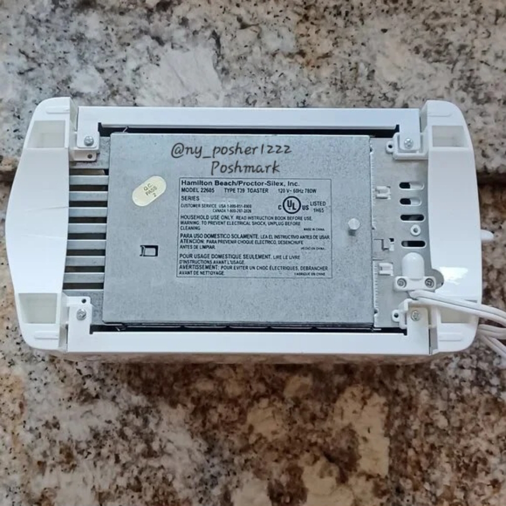 *𝓥𝓲𝓷𝓽𝓪𝓰𝓮 Proctor-Silex White Cool-Wall Toaster - Picture 4 of 7